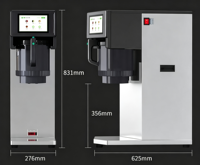Machine à préparer le thé Baiwin, équipement de brassage de thé commercial, machine de préparation de boissons pour les magasins de thé à bulles, les bars et les cafés