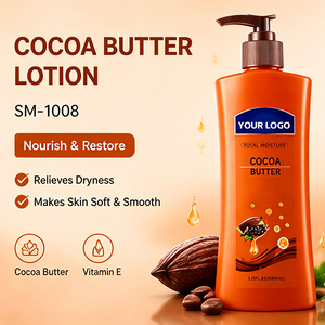 Loción Corporal Personalizada de 400 ml con Manteca de Cacao y Vitamina C, Blanqueadora, Hidratante, con Aroma Fresco, OEM, para Mujer - Product Image 5