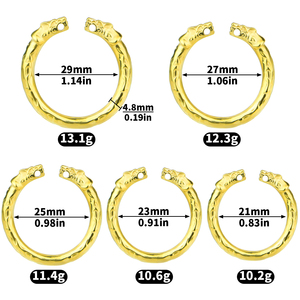 Dropshipping Tigre De Aço Masculino Anel Galo Gâns Anel De Metal <span class=keywords><strong>Penis</strong></span> Anel Atrasado Ejaculação Aumentar Estimulação Brinquedos Sexuais para Homens - Product Image 5