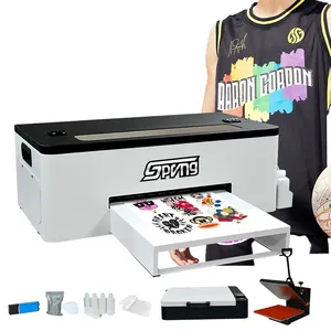 Heapest Price-impresora pequeña de escritorio 3 PET, máquina de impresión de camisetas l1800 A3 DTF Printer para todas las telas