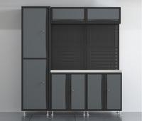 Armoire à outils robuste en métal pour atelier, établi amovible, design moderne, rangement modulaire pour garage, OEM, verrouillable