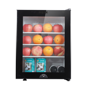 Mini-réfrigérateur <span class=keywords><strong>pour</strong></span> boissons en canettes et en bouteilles, réfrigération durable, <span class=keywords><strong>pour</strong></span> <span class=keywords><strong>caravane</strong></span>, boissons, porte simple, bar, petit réfrigérateur, fraîcheur légère - Product Image 5