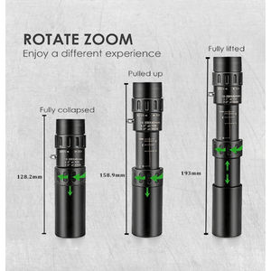 Binóculos Potentes Portáteis HD com Zoom de 10-300X40 de Longo Alcance Telescópio <span class=keywords><strong>Monocular</strong></span> Profissional para Caça com Visão Noturna de Baixa Luminosidade - Product Image 4