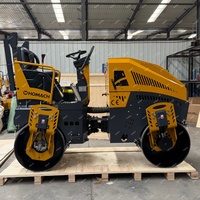 Compacteur à rouleaux léger de 1,5 tonne - Rouleau compresseur de route léger avec une excellente performance de compactage, idéal pour les espaces étroits