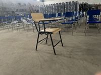 Muebles Escolares de Diseño Tradicional de Alta Calidad al por Mayor, Silla de Escritorio para Estudiantes de Madera para Aula, Tableta de Escritura