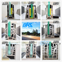 Balustrade de sécurité en verre trempé avec profilé en U en aluminium sans cadre, fixation latérale, style moderne, pour terrasse extérieure et escalier de parc