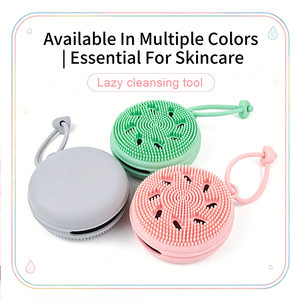 LEDUNSilicone Facial Cleansing Brush Facial Beauty Massage Silicone Facial Cleansing Brush Pore-Cleansing Facial Cleansing Brush - Product Image 3