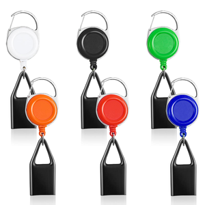 <b>Custom</b> Logo Smoking Accessories Premium Pull Out Retractable Keychain <b>Lighter</b> Holder Clip Key Chain <b>Lighter</b> Leash - Product Image 1