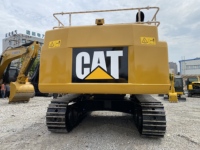 Excavatrice sur chenilles hydraulique Caterpillar 349D2L d'occasion, faible nombre d'heures de fonctionnement, à vendre, moteur et transmission inclus.