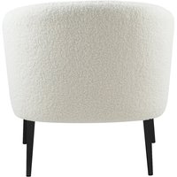 Fauteuil à bascule blanc de style moderne, mobilier de salon, siège décontracté avec boucle, 50 pièces