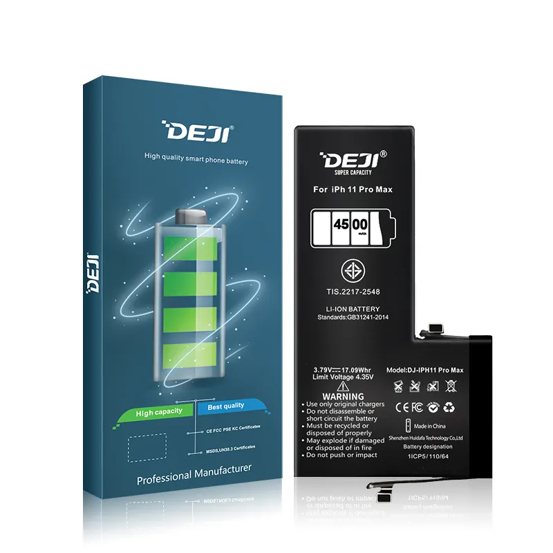 DEJI 4510mAh gb t18287 2000 Handy-Smartphone-Akku für iPhone 11 PRO MAX Akku