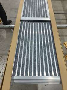 Customizable Size Aluminum Alloy Entrance <strong>Door</strong> Mat Luxury Anti-Slip Reversible Cleaning Feature Novelty Office Use - Product Image 2