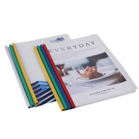 Carpeta de archivos transparente de barra deslizante A4 Clip de carpeta de barra deslizante Cubiertas de informes transparentes Carpeta para clasificación de documentos
