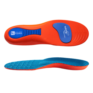 Solette Comfort da uomo con solette morbide Sole per <span class=keywords><strong>scarpe</strong></span> antisudore con assorbimento degli urti e cuscino pieno arco piatto e <span class=keywords><strong>Memory</strong></span> Foam materiale EVA - Product Image 1
