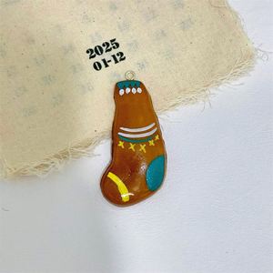 Abalorios de Resina de Navidad con Diseño de Dibujos Animados, Miniaturas de Pretzels y Dulces, Encantadores Abalorios de Resina DIY para Manualidades de Resina, Decoración de Carcasas de Teléfono y Tazas - Product Image 6