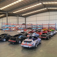 Kart à pédales électrique mini 4 roues Hightop avec cadre en métal et carrosserie en plastique pour utilisation en extérieur