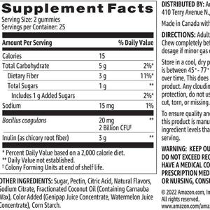LUVVITA ODM/OEM Gomitas Probióticas y Prebióticas Orgánicas Naturales para la Salud Intestinal de Adultos, Suplemento para el Cuidado de la Salud - Product Image 2