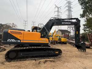 Excavatrice sur chenilles Hyundai 220LC-9S de 22 tonnes avec pompe Cummins Engine PLC comme composants de base utilisés pour la vente en Chine - Product Image 2