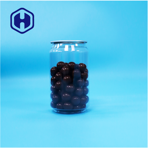 Canette de soda en plastique PET ronde avec couvercle en aluminium facile à ouvrir, vente en gros - Product Image 4