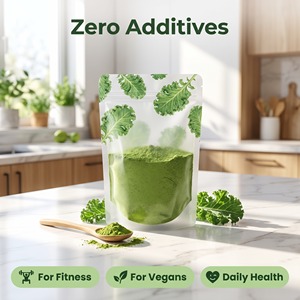 Polvere di Cavolo Verde Biologica Certificata, Non-OGM, HALAL, Grado Alimentare, Durata 24 Mesi, Confezione Grande per Alimenti per Bambini - Product Image 3