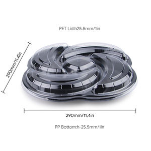 Contenedores de comida para llevar XF-0788 PP ecológicos de calidad alimentaria con logotipo y forma personalizables, embalaje de cartón - Product Image 3