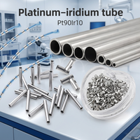 Anneau et tube de marquage en platine-iridium Pt90Ir10, opaques aux rayons X, pour dispositifs médicaux et cathéters interventionnels
