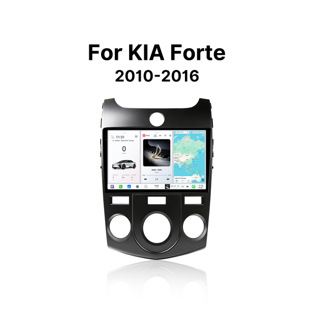 Youducar for Forte/Cerato/K3 2010-2016 Android Car Radio for Player Head Unit Navigation CarPlay Stereo 1 Year 2K Resolution