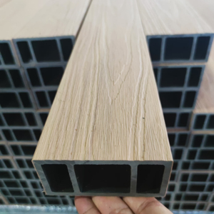 Nuevo diseño WPC tableros de extrusión de CO <span class=keywords><strong>para</strong></span> exteriores 100*50mm alto impermeable Anti-UV fachada resistente a insectos-termitas <span class=keywords><strong>madera</strong></span> <span class=keywords><strong>Exterior</strong></span> <span class=keywords><strong>para</strong></span> - Product Image 1