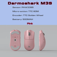 Mouse Gaming Nirkabel Tri-mode Darmoshark M3 Series M3S Terbaru Laris untuk PC Laptop dengan Kustomisasi Perangkat Lunak 2000Hz