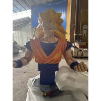 Statue Goku en résine modèle 3D personnalisé Japon célèbre figurine en résine Dragon Ball personnage d'anime