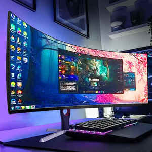 Moniteur de jeu incurvé ultra-large 49/19 pouces OLED/LED haute définition avec support réglable 5K 75Hz pour la vente en gros - Product Image 5