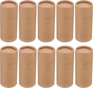 맞춤형 크래프트 종이 판지 튜브 상자 에센셜 오일 병 선물 포장 상자 공예 연필 티 캐디 커피에 대한 용기