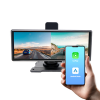 Reproductor de DVD para Auto con Pantalla Táctil Inalámbrica de 10.26 Pulgadas de Alta Calidad, Compatible con Carplay y Android Auto, con Función Mirror Link