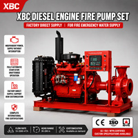 Ensemble de pompes à incendie diesel de la série XBC personnalisable en OEM, pompe à incendie haute pression pour usage industriel et commercial