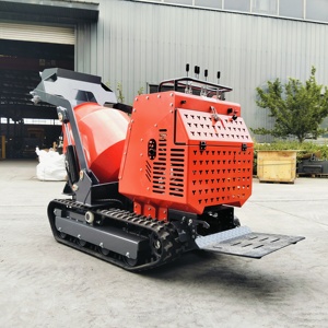 Nouvelle bétonnière sur chenilles YHMG YH750 de 750 kg, à chenilles en caoutchouc, autopropulsée, mini tambour mélangeur pour la construction - Product Image 4