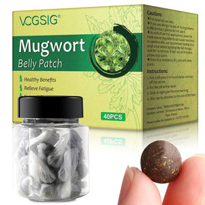 VOGSIG 40 Buah <span class=keywords><strong>Herbal</strong></span> Cina Detoks Sehat Meringankan Kelelahan Wormwood Pusar Pelangsing Mugwort Perut Tombol Patch - Product Image 4