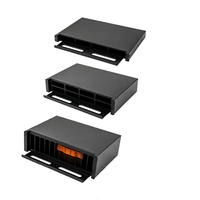 Panel de Conexiones MPO Extraíble Modular 1U/2U/3U, Caja de Distribución de Fibra Óptica para Rack de Acero de Alta Densidad