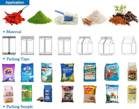 Machine à emballer de poudre à laver de tarière de pesage automatique vffs 500g 1kg 2kg 5kg