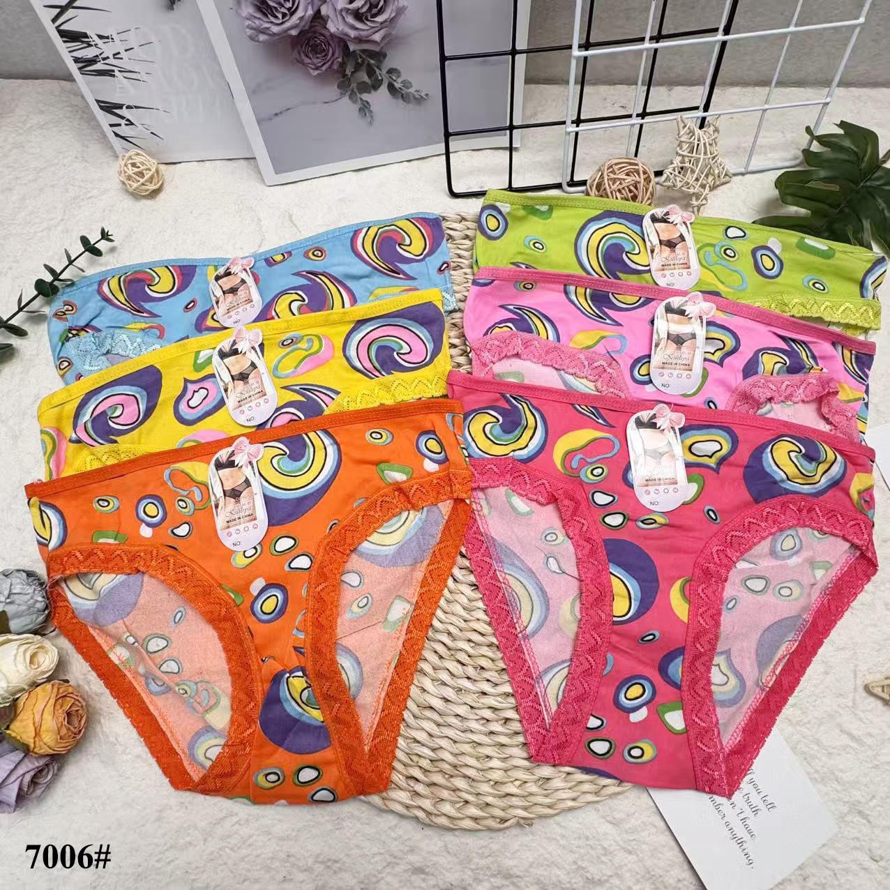 เหลือง (7006# คละสี ตามภาพ)