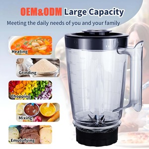 <span class=keywords><strong>Licuadora</strong></span> Eléctrica de Alta Calidad con <span class=keywords><strong>Vaso</strong></span> de <span class=keywords><strong>Vidrio</strong></span>, Cuchilla de Acero Inoxidable, Construcción de Plástico, Repuesto para Mezcladora de Alimentos, Uso Doméstico - Product Image 2