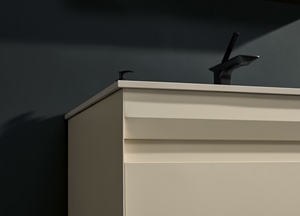 BNITM tocador de pared de acero inoxidable con espejo LED rectangular moderno de lujo con lavabo superior para gabinetes de baño de Hotel - Product Image 4