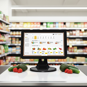 Système de point de <span class=keywords><strong>vente</strong></span> tout-en-un le moins cher de 15,6 pouces avec Windows 10/11/Android, terminal de paiement, kiosque, caisse enregistreuse - Product Image 2