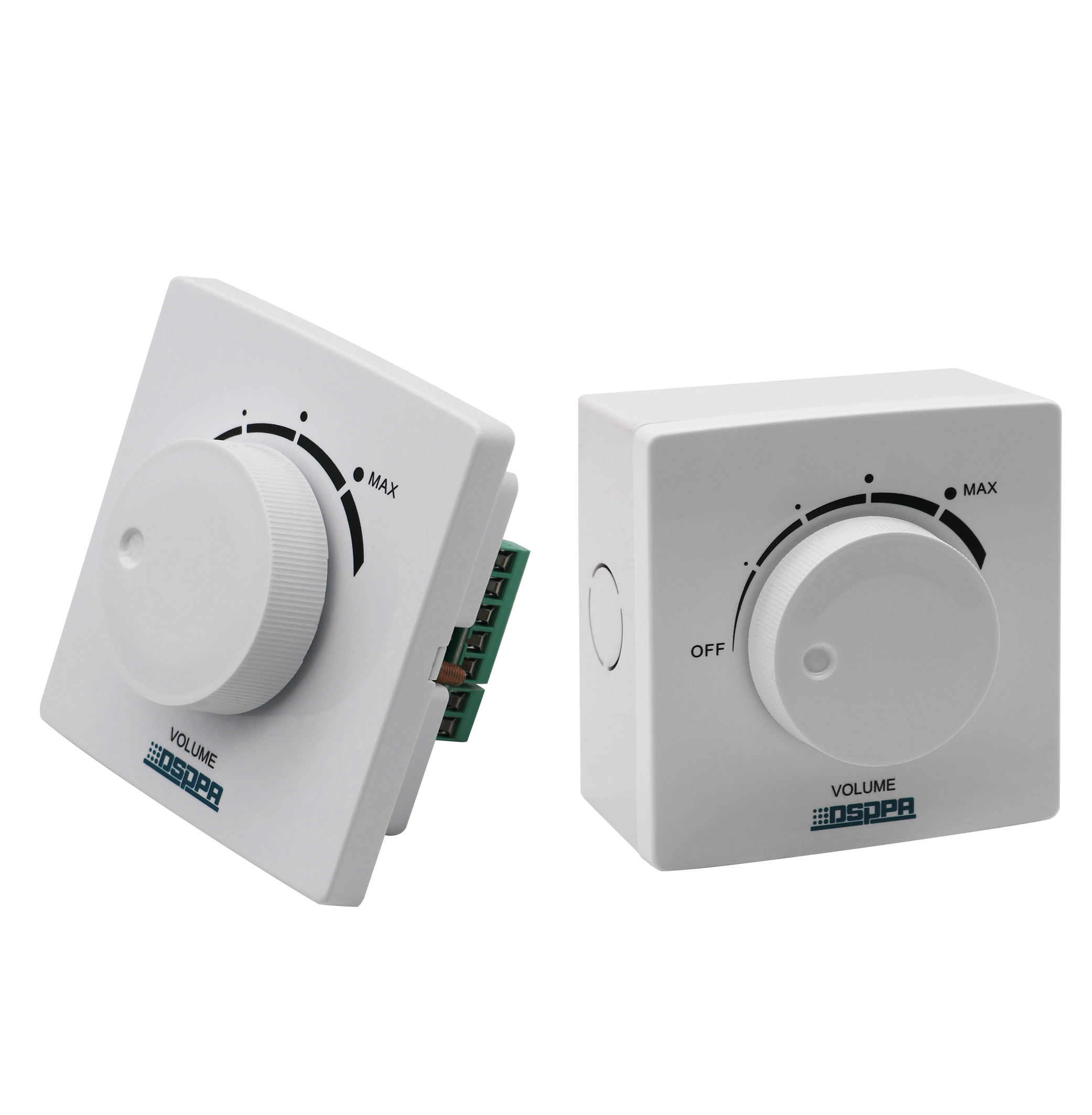 DSPPA 2/3/4 <strong>Wire</strong> System 6W 70/100V White Sound <strong>Speaker</strong> <strong>Volume</strong> <strong>Controller</strong>
