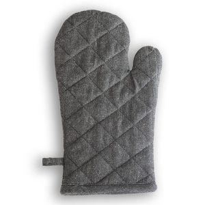 Ensemble de gants de four rayés imprimés, tablier en coton personnalisé et gants de four écologiques résistants à la chaleur - Product Image 3
