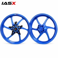 Jantes de moto forgées IASX de 17 pouces, légères, en aluminium 6061-T6, pour Aprilia RSV4 Custom Sportbike