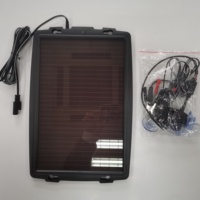 Module de panneau solaire amorphe Portable 4.5W cadre en plastique léger 18V charge pour Camping randonnée petite pince crocodile lumière