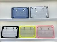 Étui rigide pour ordinateur portable MacBook Air 13.6 A2681/A3113/A3240/A3449 avec béquille pliable, résistant aux rayures, housse de protection pour ordinateur portable