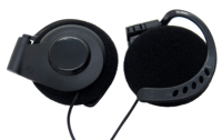 Penjual Terbaik 100% QC Check Model JIND-303 Headset Earphone Murah Sekali Pakai dengan Klip Telinga Ganda untuk Penerbangan