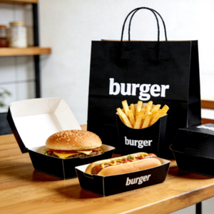Kemasan Makanan Cepat Saji Sekali Pakai untuk Restoran Hot Dog, Ayam Goreng, dan Burger - Product Image 2