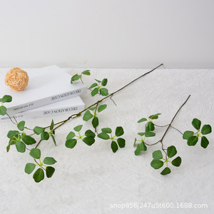 Fleur artificielle en soie Yansheng, vigne de lotus, décoration moderne pour la maison, salon, entrée, mariage, accessoires d'extérieur - Product Image 4